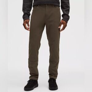 Lululemon Men’s ABC Slim Fit 5 Pocket Pant Utilitech Dark Khaki Size 38x32L